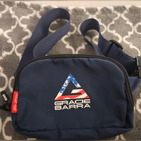 Other - Gracie Barra Fanny Pack Navy Blue Jiu- Jitsu Belt Bag